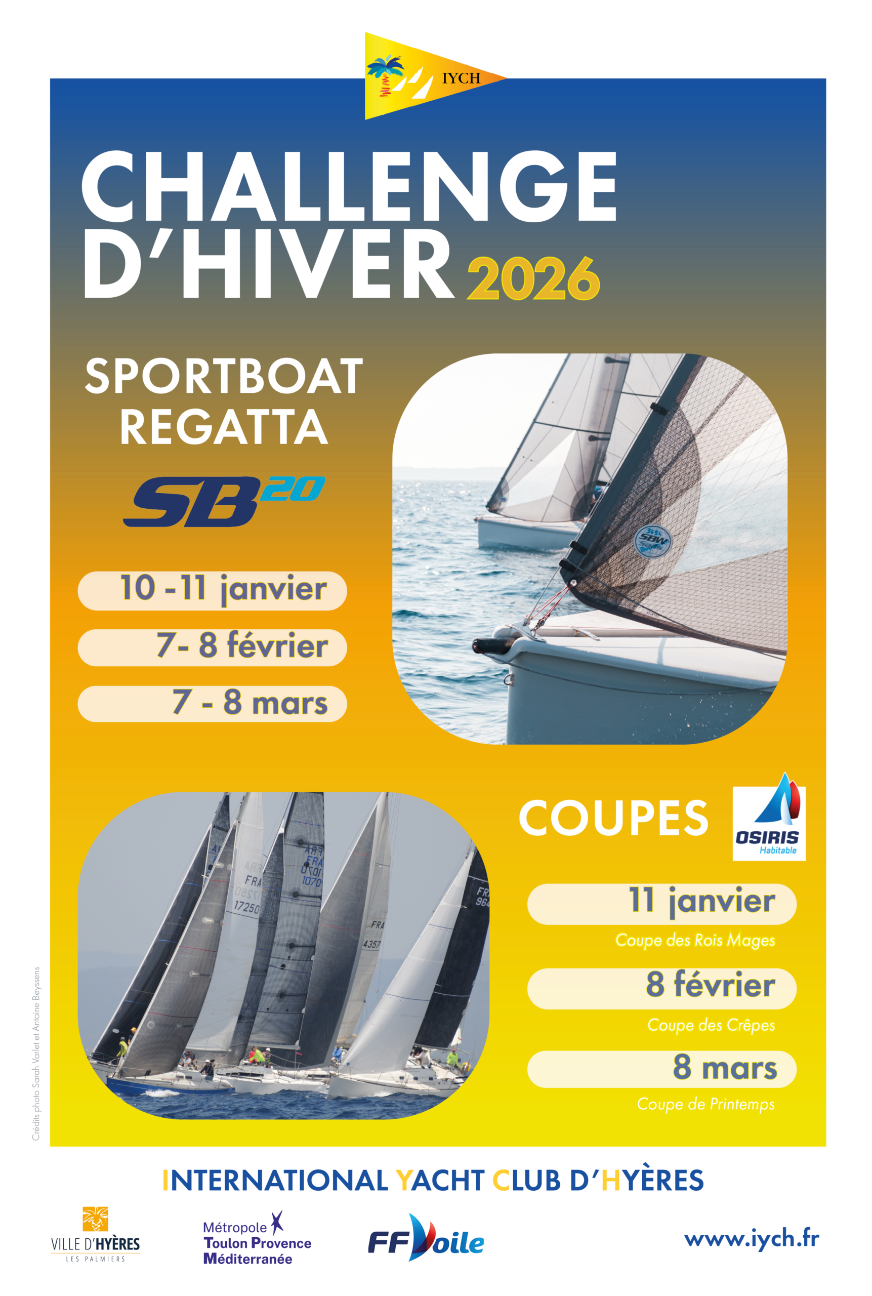 Challenge hiver 2026 - SB20 SPORTBOAT REGATTA 1
